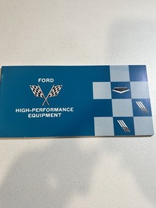 Ford High-Performance Equipment Catalog FoMoCo 1966