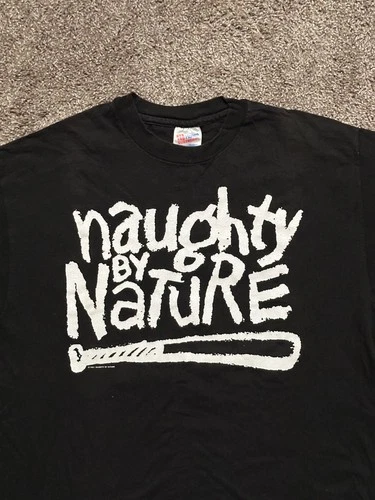 Naughty By Nature O.P.P. Rap T-Shirt XL Hanes U 1990s vintage concert t-shirt, vintage, size XL, single stitch, B+ condition