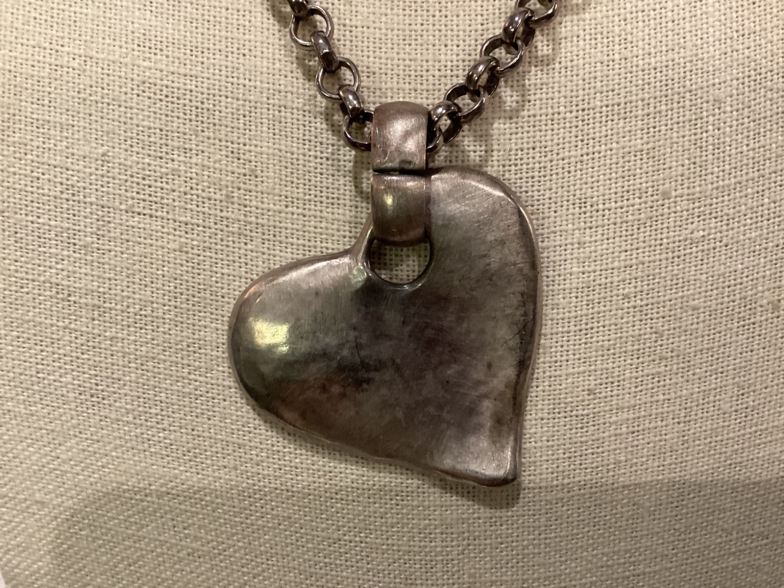 INCREDABLE AUTHENTIC SIGNED DANON HUGE HEART PEND… - image 3