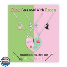 Pealicious Best Friend Necklaces for Girls Bffs Necklace for 2 as Friendship
