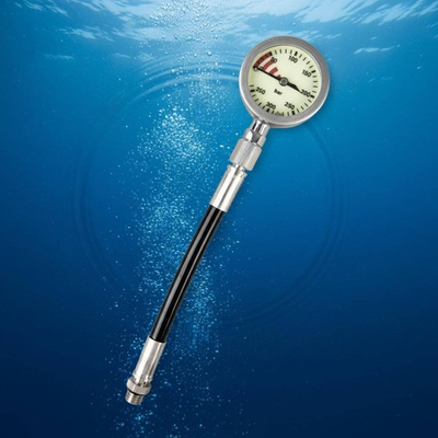 #ad #ad Underwater Pressure Gauge Hose Connected Underwater Pressure Gauge Color Coded $154.52