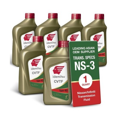Idemitsu CVT Type N3 Transmission Fluid for Nissan Vehicles - 1 Quart, Pack o...