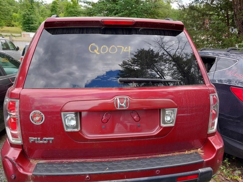 Trunk/Hatch/Tailgate LX Privacy Tint Glass Fits 06-08 PILOT 3105259