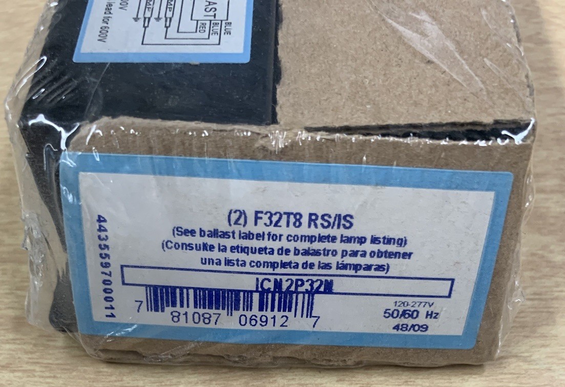 Philips Advance ICN-2P32-N Instant Start Electronic Ballast, 120-277V, 50/60Hz