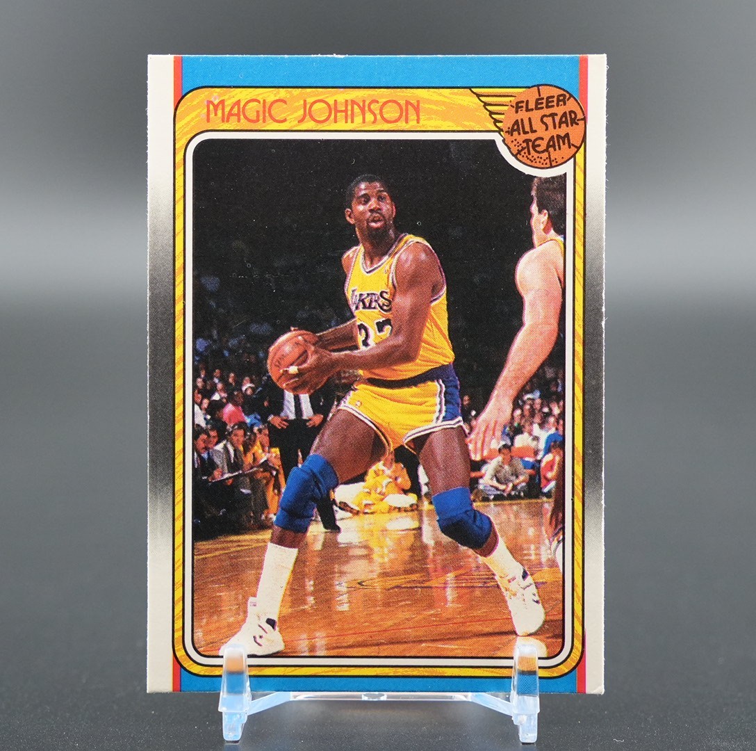 1988-89 Fleer - Fleer All Star Team Magic Johnson #123