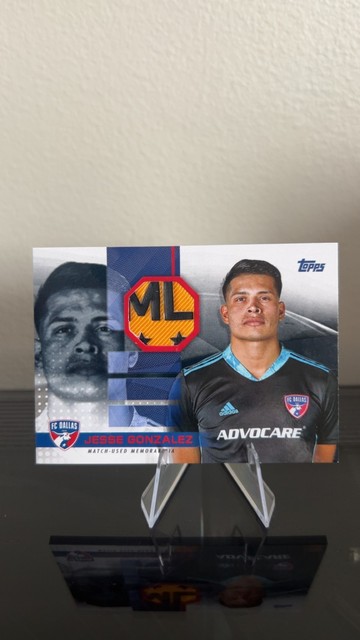 2020 Topps MLS Jumbo Relics Jesse Gonzalez 1/1 FC Dallas