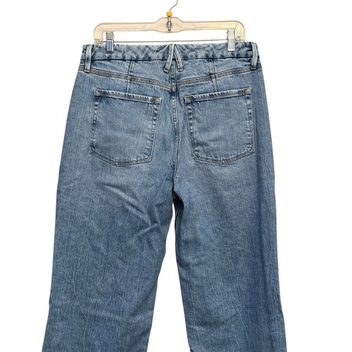 Good American Good 90s Oversized Straight Jeans Gr. 29/8 Indigo Medium Wash - Bild 6 von 15