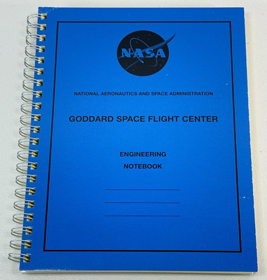 NASA Engineering Notebook Goddard Space Flight Center - Rare - Lined & Grid 