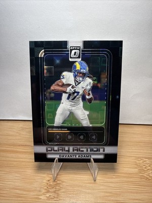 2025 Panini Donruss Optic Football Davante Adams Play Action Black Pandora /149