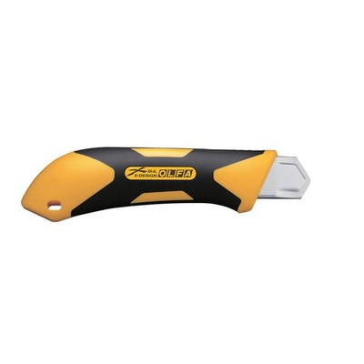 OLFA XH-AL Utility Knife,7-3/8 In.,Black/Yellow 34F813