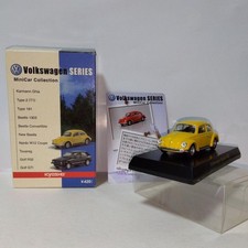 Kyosho Volkswagen Beetle 1303 Yellow Diecast Model Car New
