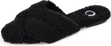 journee comfort collection sereena black slippers shoes 9 M