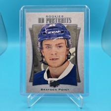 BRAYDEN POINT ROOKIE RC 2016-17 Upper Deck UD Portraits Rookies #P-79 Lightning