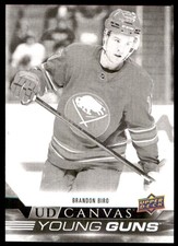 2022-23 UPPER DECK UD CANVAS YOUNG GUNS BLACK BRANDON BIRO BUFFALO SABRES #C215