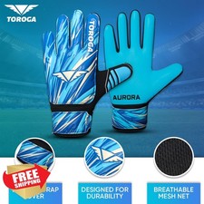 GRIPKNOX Goalkeeper Gloves Soccer Strong Grip Anti-Slip Latex Palm Kids Adult