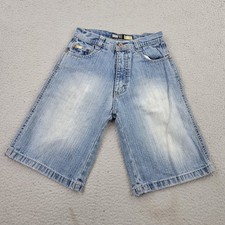 Southpole Shorts Boys 8 VTG Y2K Blue Bermuda Denim Pockets