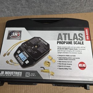 JB ATLAS DS-5000 Propane Refrigerant Scale Upright Inverted