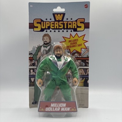 WWE Superstars Million Dollar Man Action Figure Green Tuxedo NIB MOC