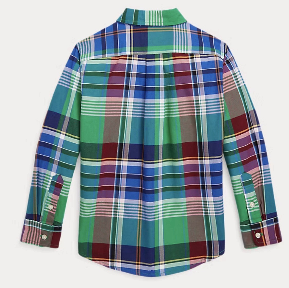 Polo Ralph Lauren Boys Plaid Button-Down Long Sleeve Shirt Size S image 2