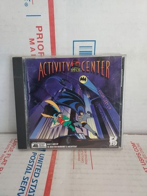 Rare vintage batman and robin activity center pc game Cd-rom Used - #163