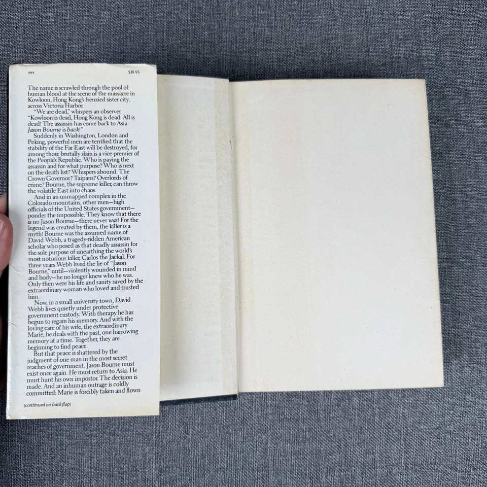 The Bourne Supremacy by Robert Ludlum Hardcover Thriller Fiction Book - Image 4 of 4