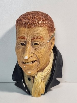 Vintage Bossons Uriah Heep 1964 Chalkware Charles Dickens 3D Wandskulptur