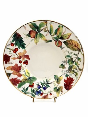 Crate & Barrel Varm Ceramica (Italy) - Deep Round Platter, 16 