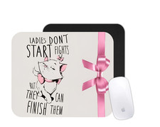 Sassy Quote Cat Cartoon Mouse Pad Laptop Computer Office Mat Marie