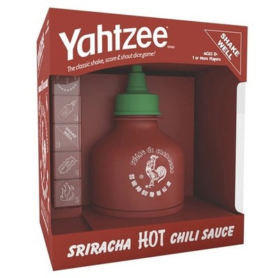 new sealed Yahtzee Sriracha Hot Chili Sauce Edition Classic Dice Game USAopoly
