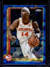 2025-26 Topps Chrome Sapphire Terance Mann #9 Hawks