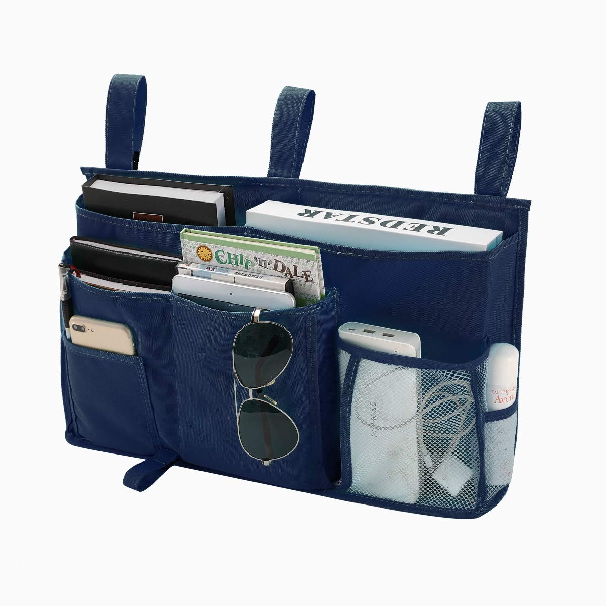 Sac de rangement pour lit superposé grand format en tissu Oxford imperméable noir