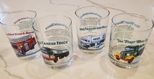 Hess Toy Truck Collector Series Glasses Set of 4 Drinking Glasses 1996