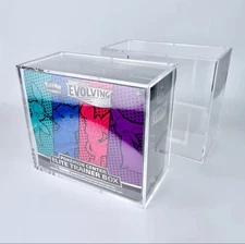 Pokemon ETB Acrylic Display Case with Magnetic Top Lid