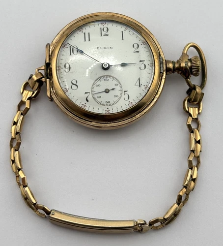 Elgin 1912 Antique Mechanical Pocket Watch  7J  0s   16638349  NON-WORKING