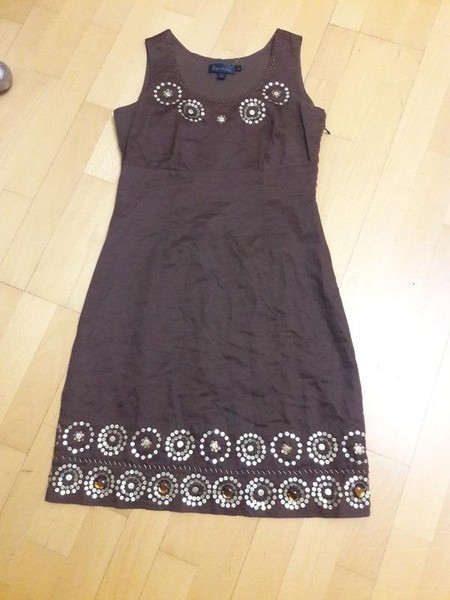 Women Boden Dress Brown Cotton 36 / S / 44