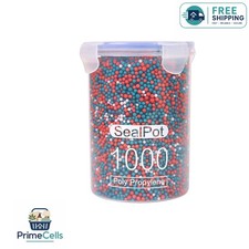 Versatile 2-3mm Christmas Foam Beads - Ideal for Slime, Crafts  Decorations