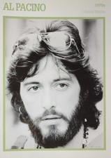 Al Pacino Picture Hollywood Film Star Info Card Wall Art Movie Decor Godfather 