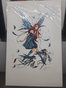 Amy Brown Pixie Dust Fairy Print, 1999