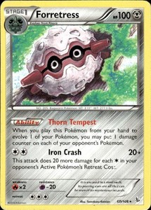 Pokemon Forretress XY - Flashfire 60/106 Light Play LP+ or Better