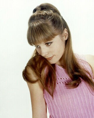 Francoise Dorleac beautiful 1960's studio portrait in pink top 12x18 Poster