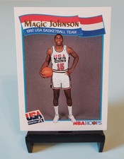 1991 Hoops #54 Magic Johnson Team USA Dream Team NBA