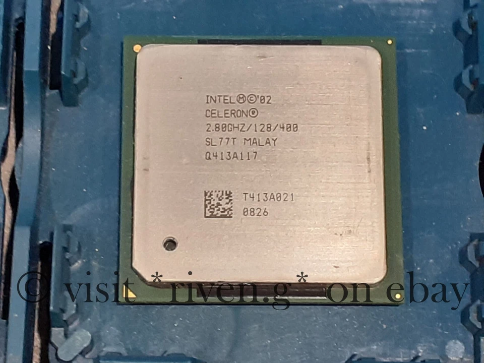 INTEL CELERON 2.8 Ghz SOCKET 478 CPU@FULLY TESTED 400 FSB@SL77T STEPPING CODE - Image 4 of 4