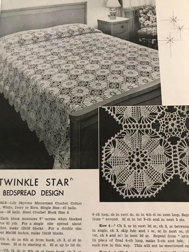 VTG Craft Booklet-LILY-CROCHETED BEDSPREADS-BOOK 900-11 DESIGNS + EXTRA MOTIFS - Picture 7 of 12