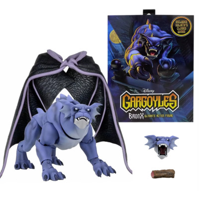 NECA GARGOYLES T Bronx Figur mit Zubehör Goliath Zeichentrickserie DISNEY