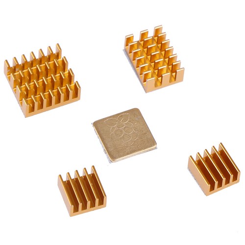 5Pcs For Raspberry Pi 2/3/4 3B+ 4B Aluminum Heatsink Radiator Cooler Kit JCAUCJ - Afbeelding 14 van 15