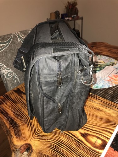 Heritage 15" Laptop Computer Bag w/ 2 Main Zippered Pockets & Lots pouches-EUC - Picture 3 of 12