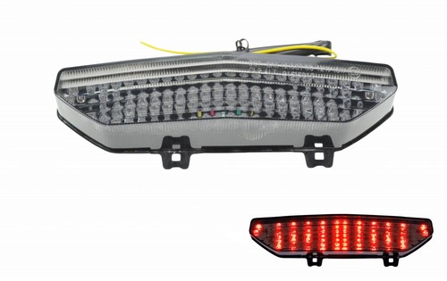Clear Integrated LED Tail Light For Kawasaki ZX-6R (09-11) / ZX-10R (08-10) / Z1000 (07-09)