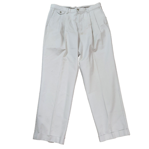 Dockers men's pants khaki 36”X32” Pleated Front Loose fit Cuffs eBay