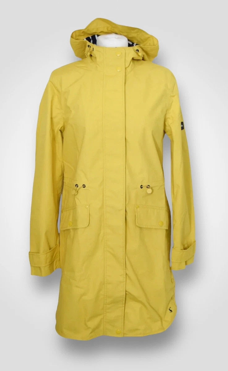Joules Barrowden Waterproof Right As Rain Coat Antique Gold Size UK 10 BNWT NEW