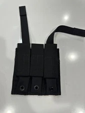 First Spear Triple Pistol Magazine Pocket Pouch Black 6/9 MOLLE